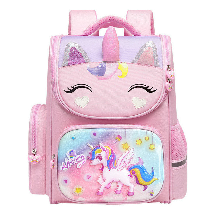 Student backpack cute spine protection lightweight backpack Water proof children's backpack