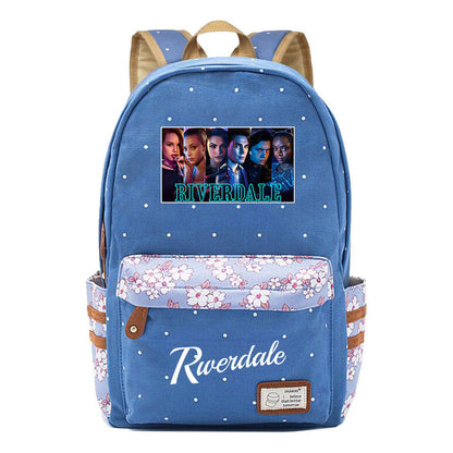 Valley Town Printed Student School Bag Fashion Leisure Backpack