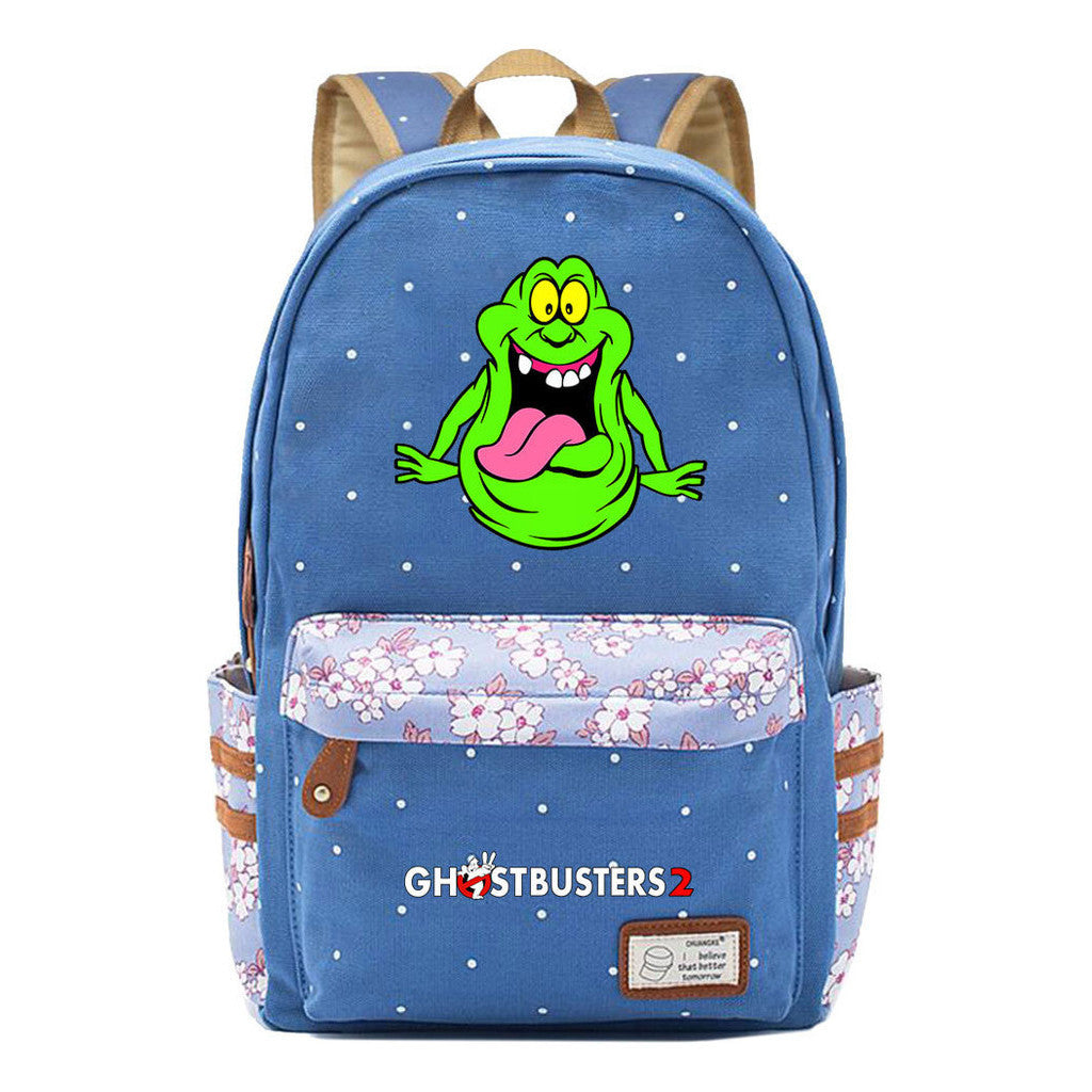 Devil Print Teenage Girl Backpack, Fashionable And Casual Backpack