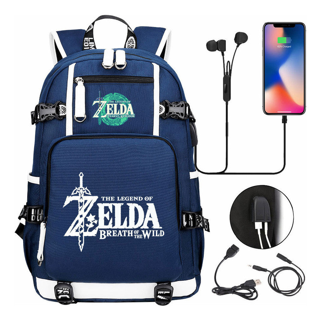 Printed Teenage Student Backpack, Men's And Women's Backpacks, Travel Backpacks