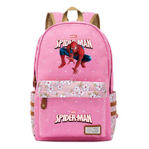 Superhero Printed Teenage Primary And Secondary School Backpacks For Men And Women's Leisure Travel Backpacks