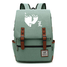 Manga Death Note Youth Student School Bag Men's And Women's Leisure Belt Buckle Backpack