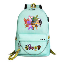 Toy Bear Game Usb Youth Student Backpack For Men And Women Leisure Travel Backpack