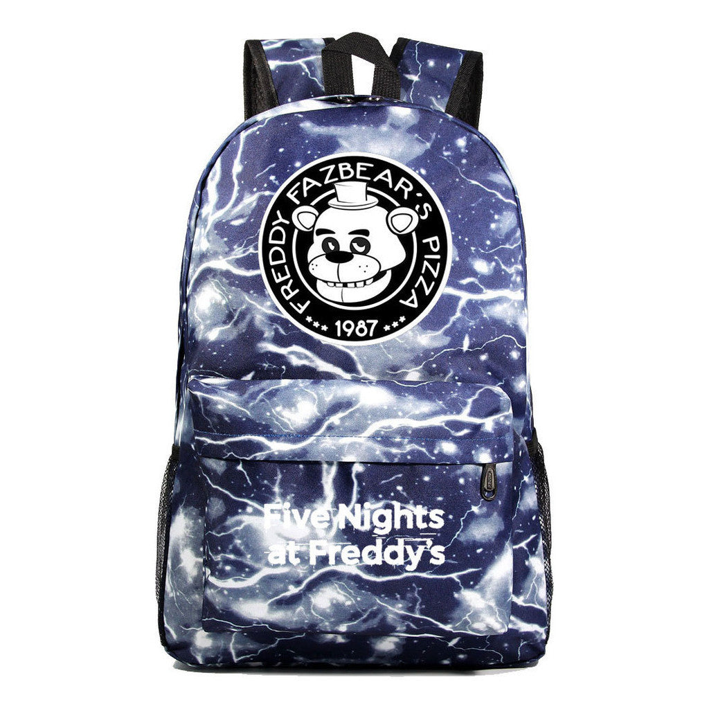 Fashion Toy Bear Game Fashion Starry Sky Youth Student Backpack Men's And Women's Leisure Backpack