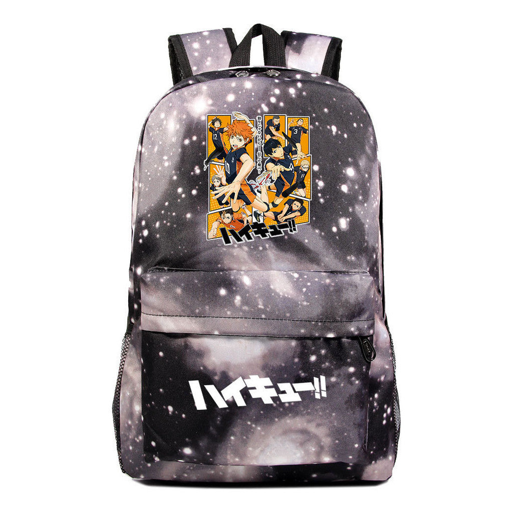 Naruto Usb Large Capacity Youth Student Backpack For Leisure Travel Backpack