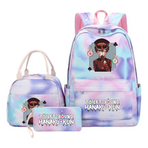 Teenage Student Girl Backpack Lunch Bag Three Piece Set Backpack Set