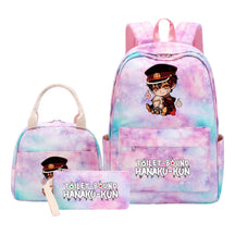 Teenage Student Girl Backpack Lunch Bag Three Piece Set Backpack Set