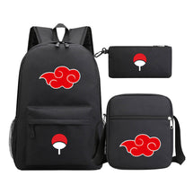 Naruto Starry Sky Youth School Bag Three Piece Set For Boys And Girls Backpack Set