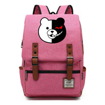 Printed Teenage Student Backpack For Men And Women With Casual Belt Buckle Classic Backpack