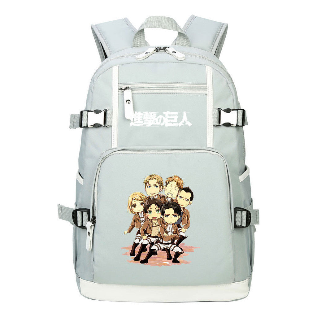 Giant Soldier Captain Alan Of Anime Attack Student Backpacks, Men's And Women's Backpacks, Leisure Travel Backpacks, Backpacks