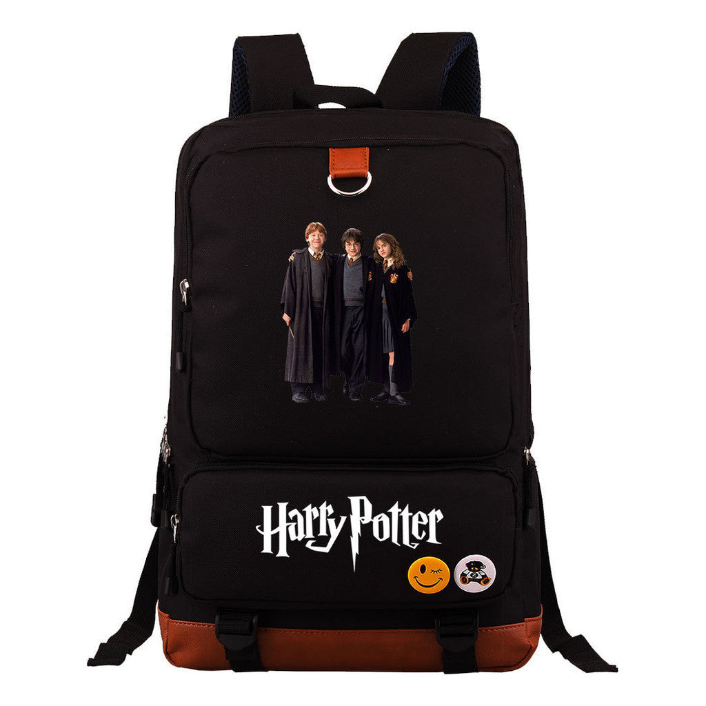 School Of Witchcraft And Wizardry Youth Student Backpack, Large Capacity Travel Bag, Men's And Women's Backpack