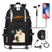 Volleyball Youth Usb Large Capacity Youth Student School Bag Men's And Women's Leisure Travel Backpack