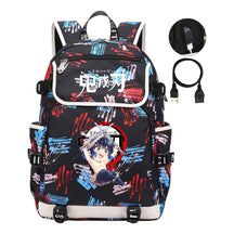 Anime Cartoon Usb Youth Student Backpack For Men And Women Leisure Backpack