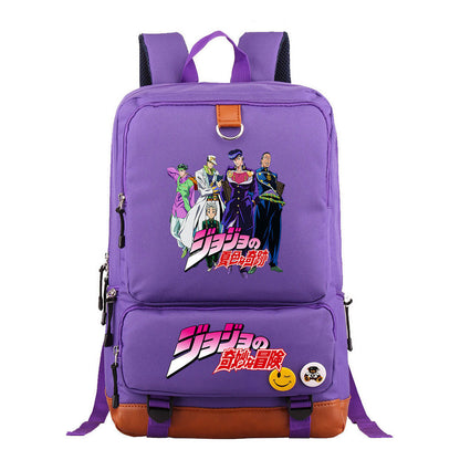 The Wonderful Adventure Of The Comic Jojo Youth Student Backpack, Men's And Women's Backpack, Travel Bag