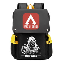 Apex Hero Print Usb Charging Head Youth School Bag Casual Backpack