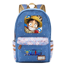 Anime Pirate Wang Lufei Printed Student School Bag Fragmented Flower Leisure Backpack