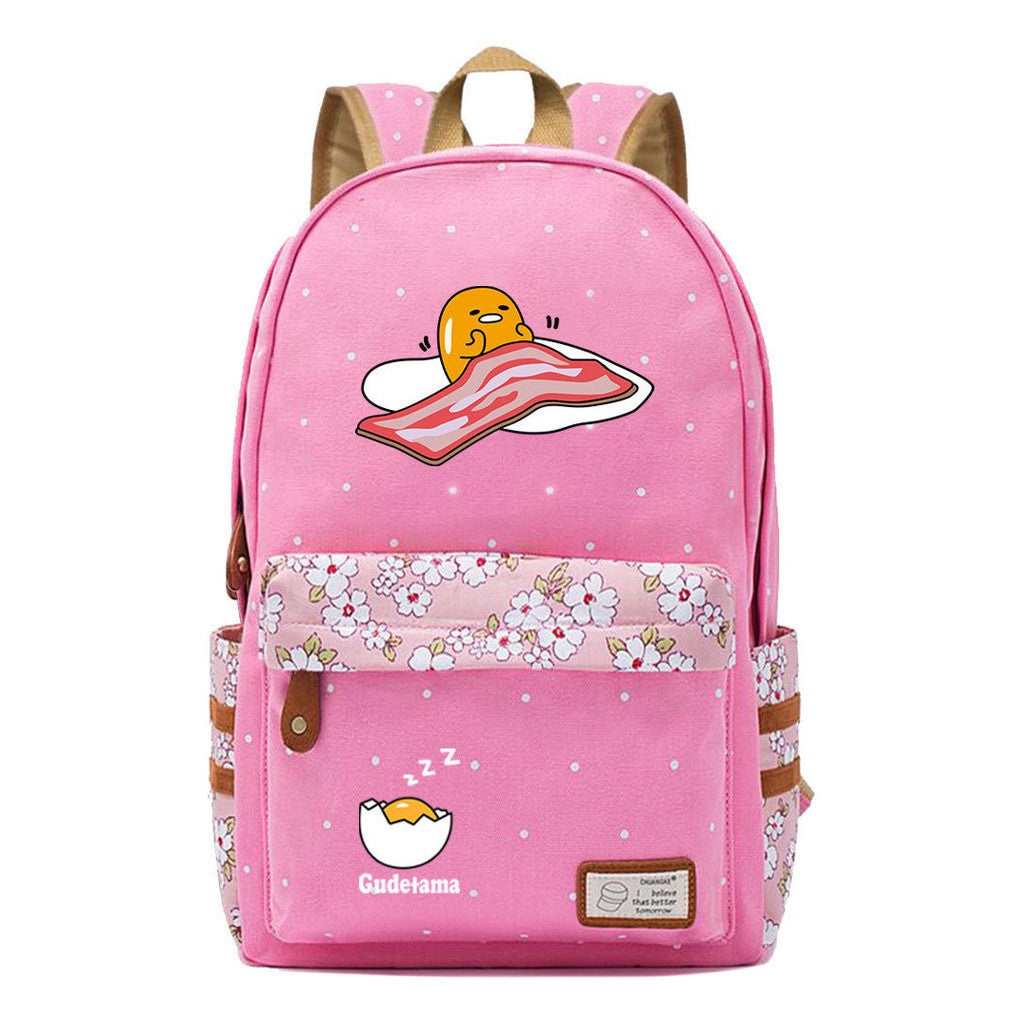 Riman Egg Yolk Student School Bag Leisure Backpack