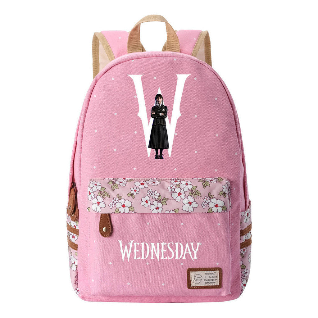 Printed Student Backpack, Fashionable And Casual Backpack