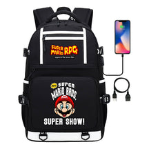 Super Mario Printed Backpack For Men And Women, Casual Travel Backpack