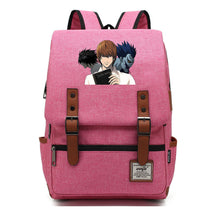 Manga Death Note Youth Student School Bag Men's And Women's Leisure Belt Buckle Backpack