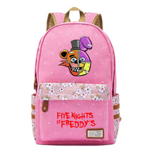 Toy Bear Game Fashion Printed Teenage Girls Student School Bag Men's And Women's Casual Canvas Backpack