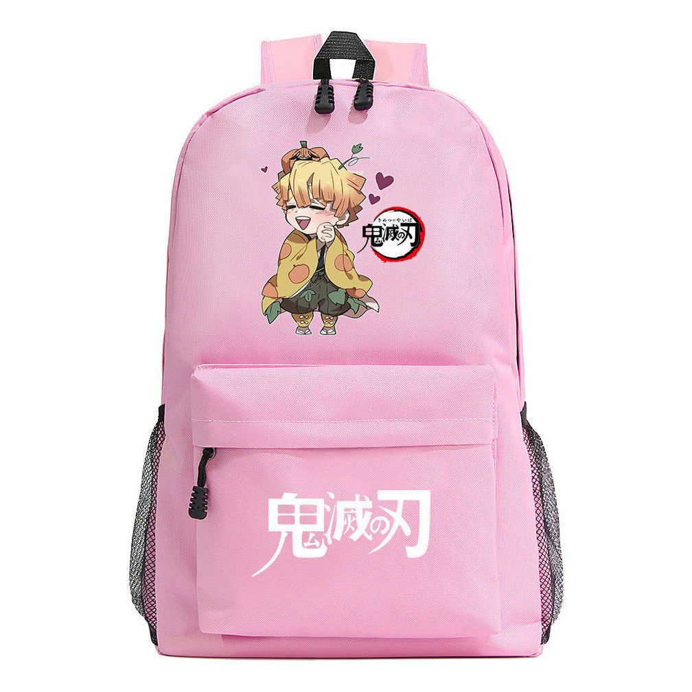 Comic Cartoon Fashion Printed Youth Student Backpack For Men And Women's Leisure Backpack