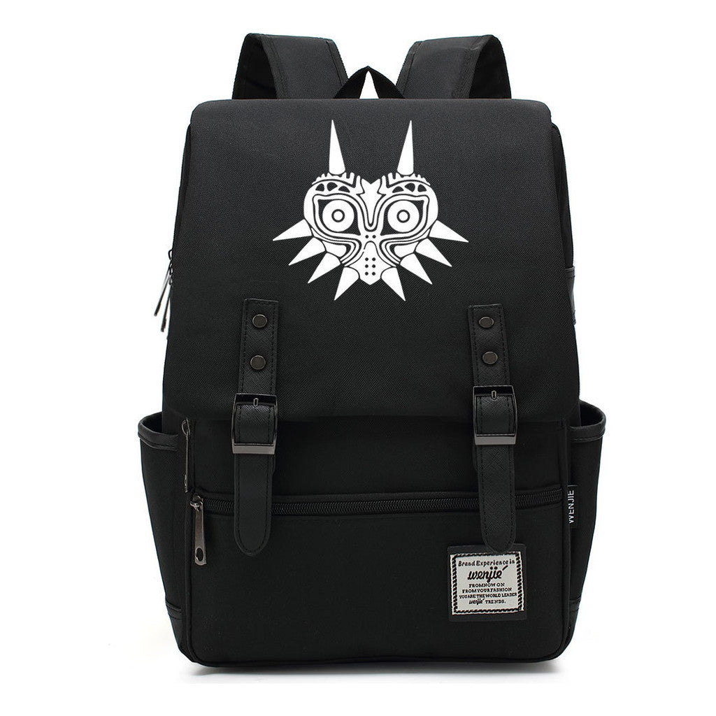 Printed Youth Student Backpack For Men And Women's Casual Classic Backpack