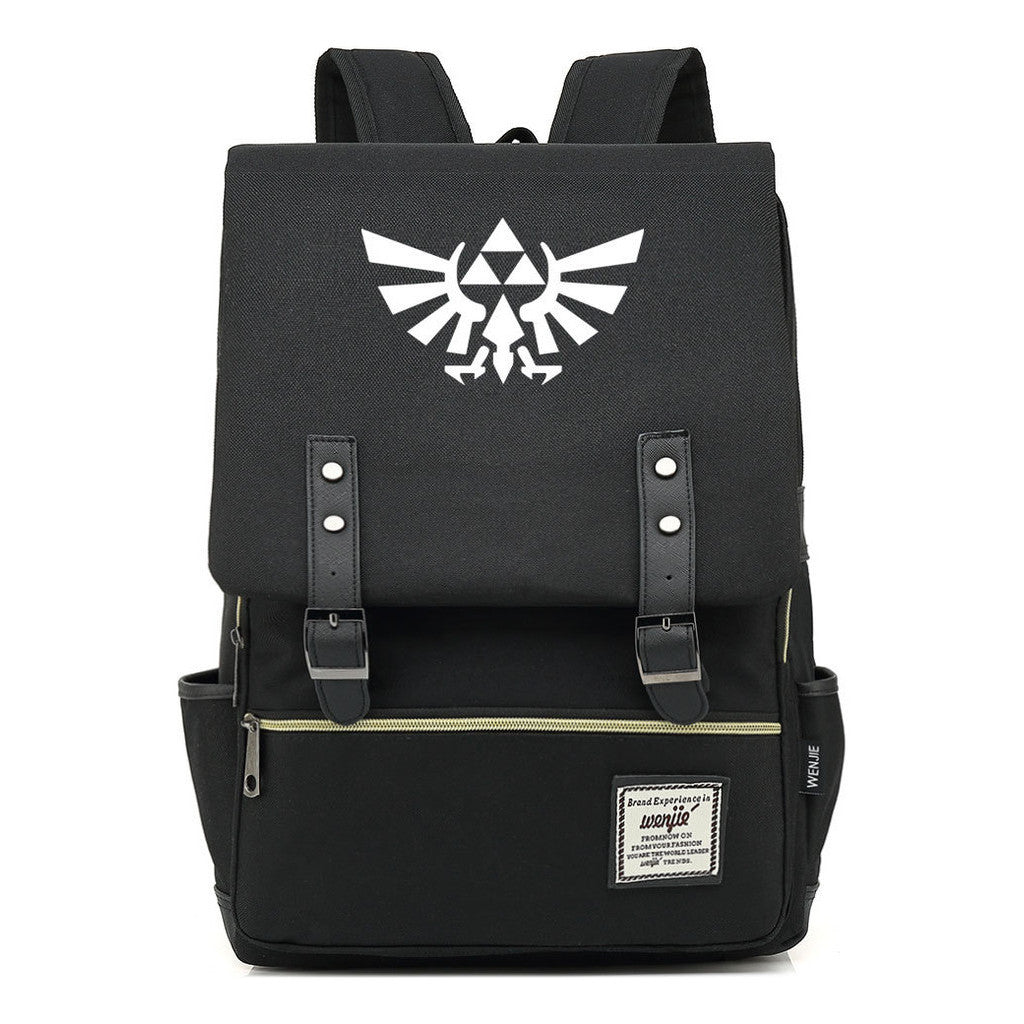 Game Peripheral Zelda Printed Youth Student Backpack For Men And Women Casual Classic Backpack