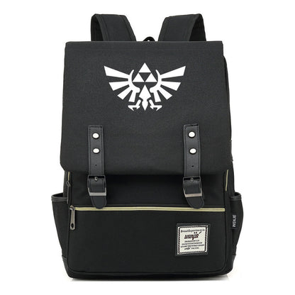 Game Peripheral Zelda Printed Youth Student Backpack For Men And Women Casual Classic Backpack