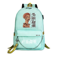 Cartoon Usb Youth Student Backpack For Men And Women's Leisure Travel Backpack