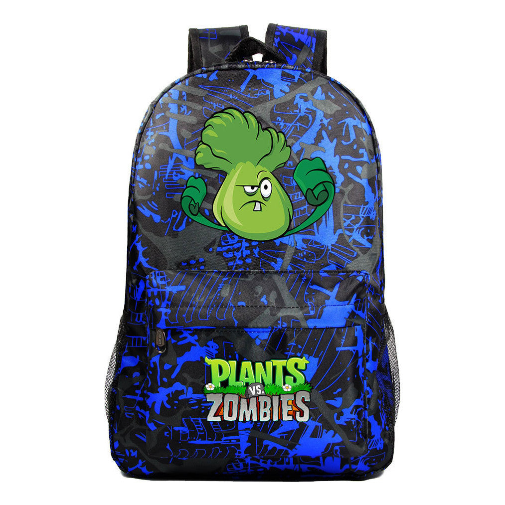 Game Plants Student School Bag Men's And Women's Leisure Backpack