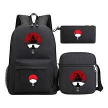 Naruto Starry Sky Youth School Bag Three Piece Set For Boys And Girls Backpack Set