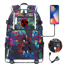 Naruto Usb Youth Student Backpack For Men And Women Leisure Travel Backpack