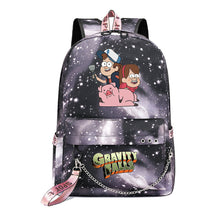 Cartoon Strange Town Youth Student School Bag Men's And Women's Leisure Travel Backpack