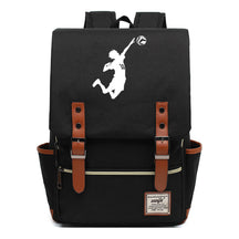 Volleyball Youth Printed Student School Bag Casual Belt Buckle Classic Backpack