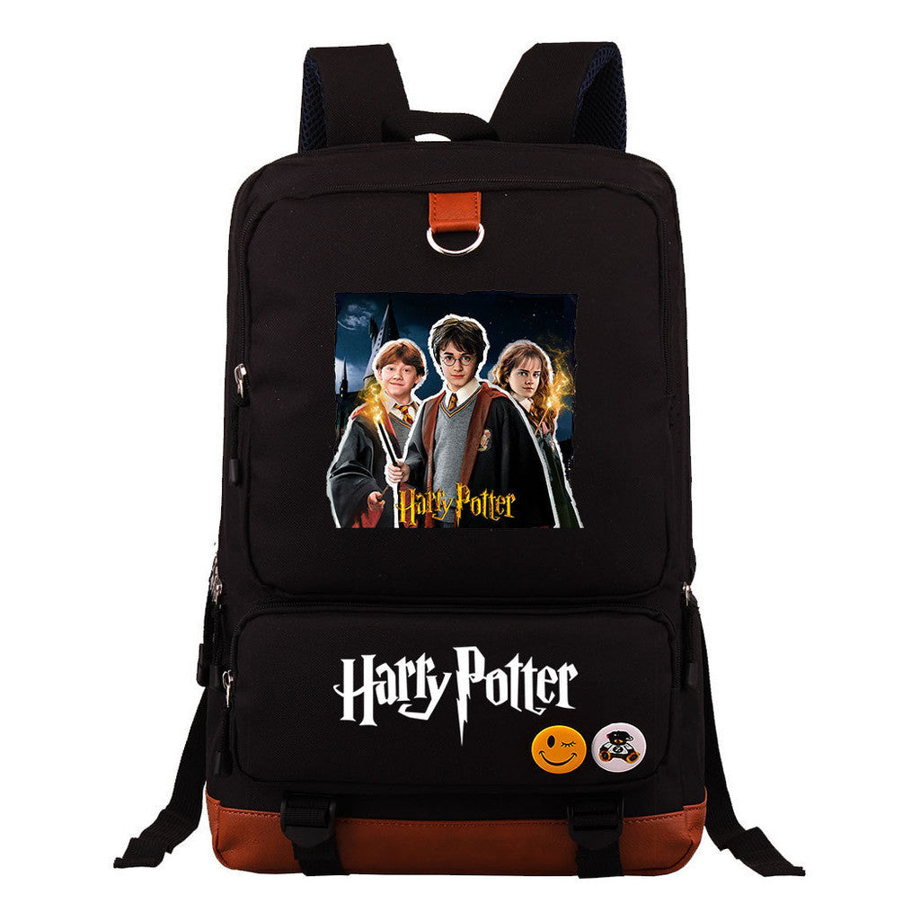 School Of Witchcraft And Wizardry Youth Student Backpack, Large Capacity Travel Bag, Men's And Women's Backpack