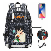 Volleyball Youth Usb Large Capacity Youth Student School Bag Men's And Women's Leisure Travel Backpack