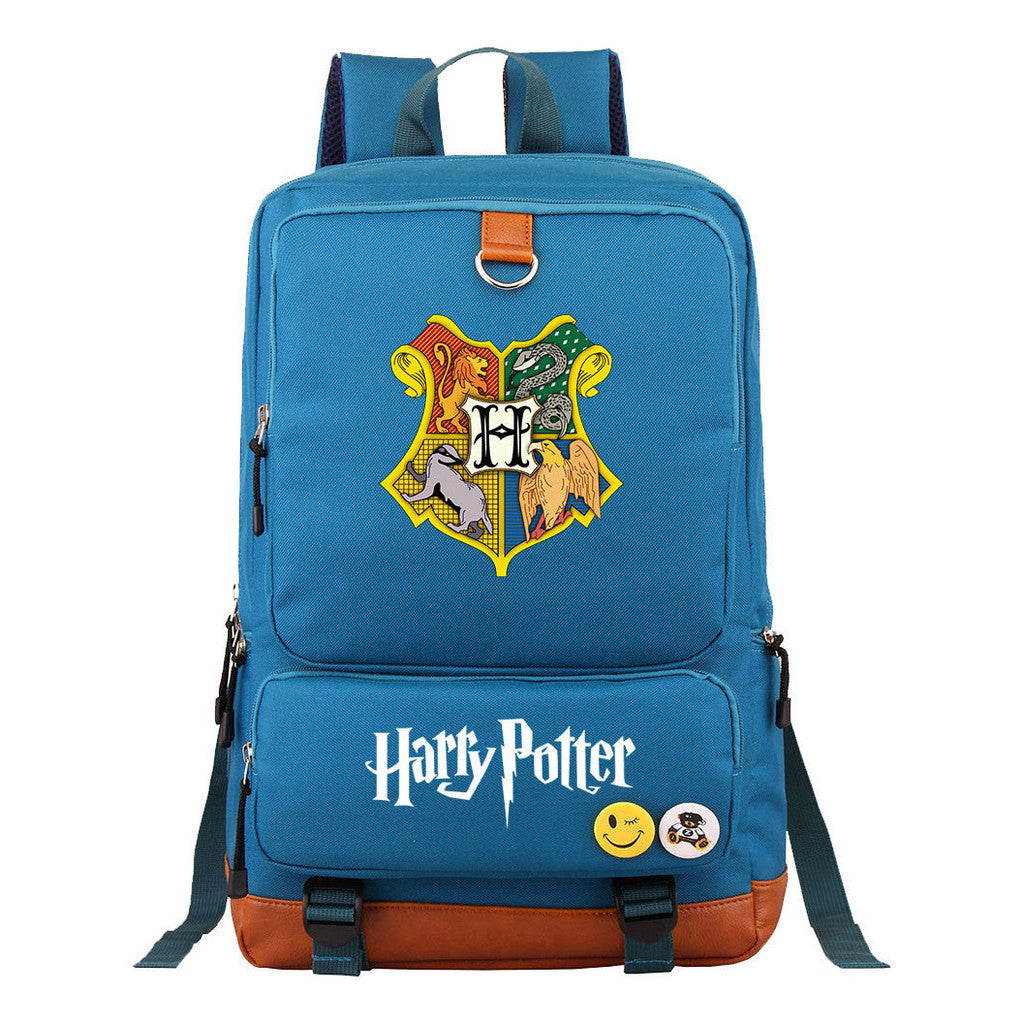 School Of Witchcraft And Wizardry Youth Student School Bag Large Capacity Travel Bag Men's And Women's Backpack
