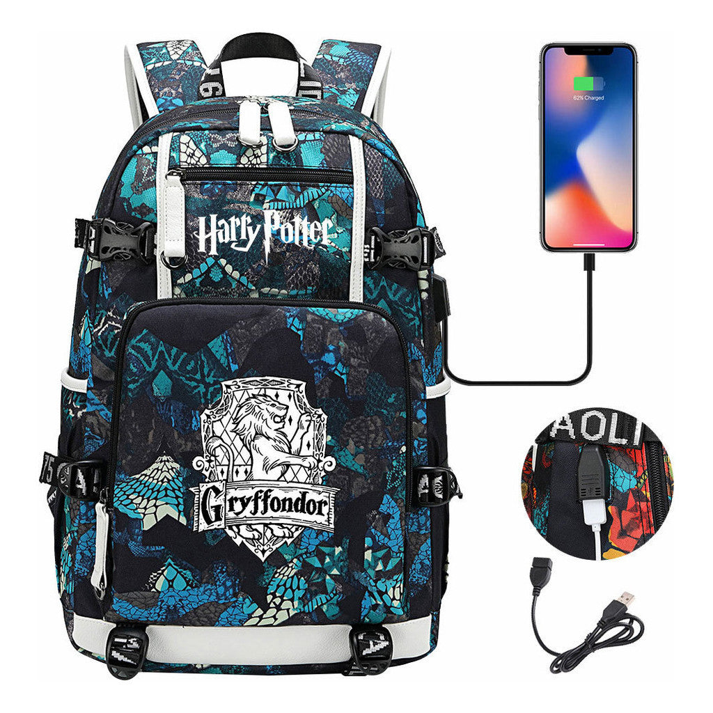 Magic School Usb Student Backpack For Leisure Travel Backpack