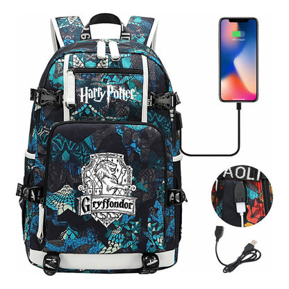 Magic School Usb Student Backpack For Leisure Travel Backpack