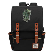 School Of Witchcraft And Wizardry Youth Student Backpack Usb Leisure Belt Buckle Backpack