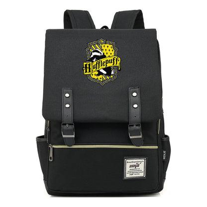 School Of Witchcraft And Wizardry Printed Teenage Student Backpack For Men And Women With Casual Belt Buckle Classic Backpack  43*29*13.5cm