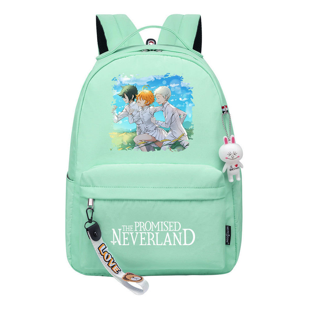 Printed Teenage Student Backpack, Casual Bag, Girl Backpack
