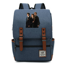 Academy Of Magic Print Teen Student School Bag For Men And Women Casual Belt Buckle Classic Backpack