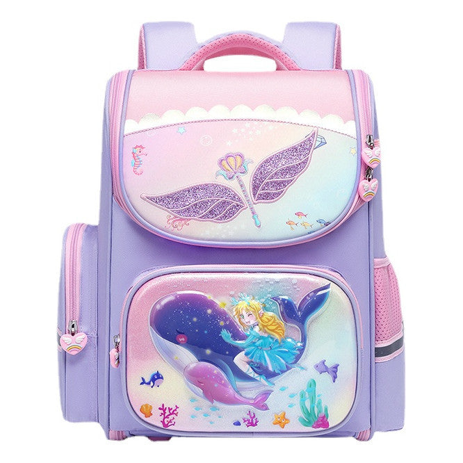 Student backpack cute spine protection lightweight backpack Water proof children's backpack