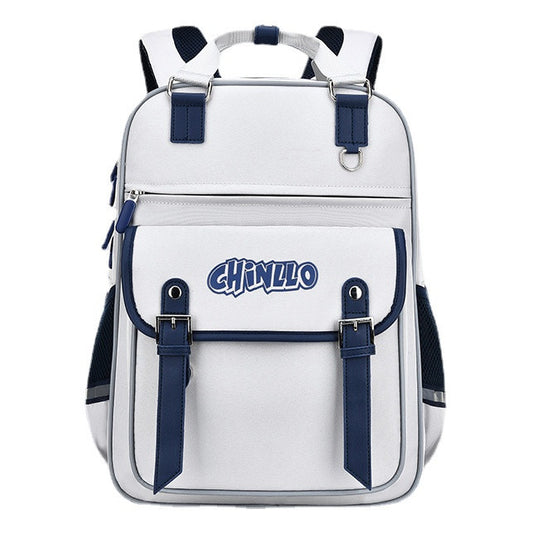 Load Reducing And Breathable Student Backpack With Multiple Pockets, Children's Backpack