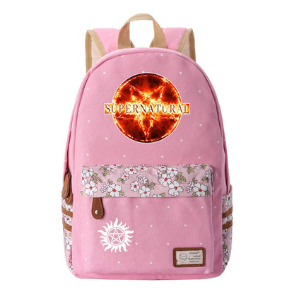 Evil Power Printed Student School Bag Fashion Casual Backpack