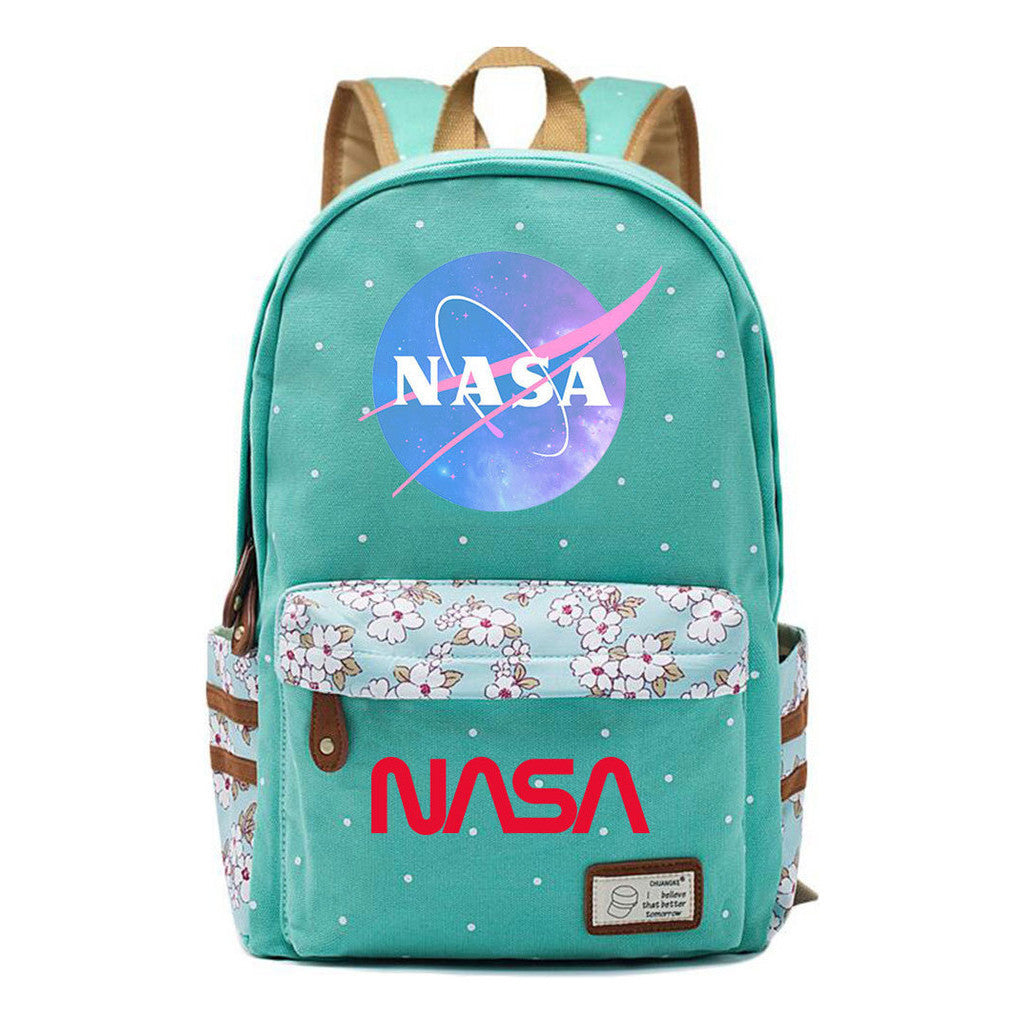 Fashionable Printed Student Backpack From Nasa, Casual Backpack