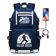 Comic Joe's Wonderful Adventure Print Usb Youth Student Backpack For Men And Women's Leisure Travel Backpack