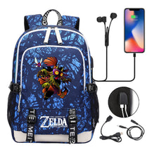 Usb Youth Primary And Secondary School Student Backpack For Men And Women's Leisure Sports Backpack